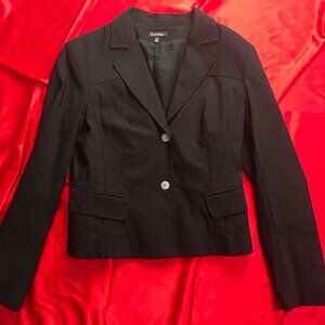 Elegant Black Casual Formal Blazer